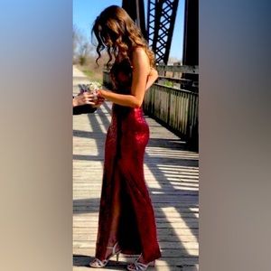 B Smart Burgundy Dress • 5/6